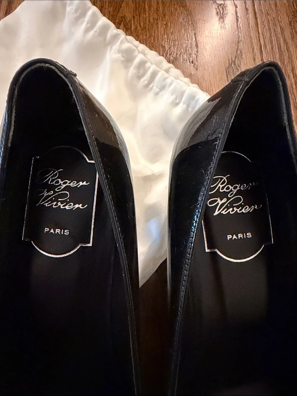 Roger Vivier patent pumps
